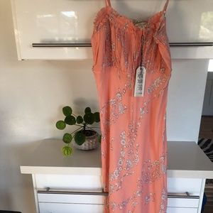 Cleobella Coral Slip Dress Size S